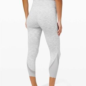 Lululemon Wunder Under Crop High-Rise Roll Down Scallop Full-On Luxtreme